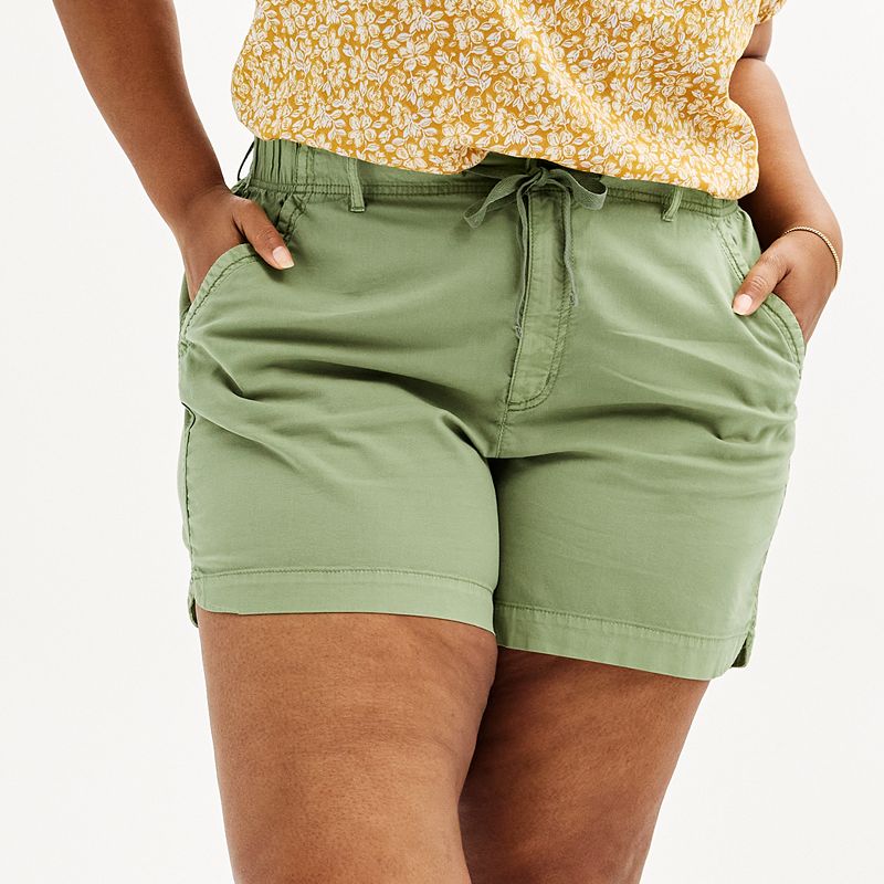 Kohls womens clearance khaki shorts