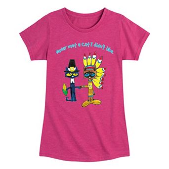 Girls 7-16 Pete the Cat Never Met A Cat Graphic Tee