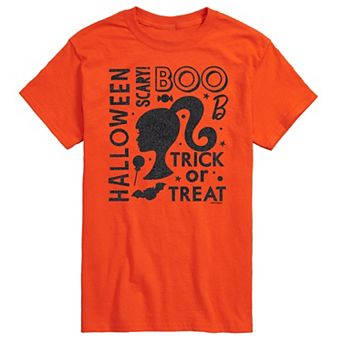 Men's Barbie Halloween Collage Graphic Tee