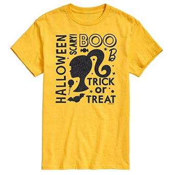 Men's Barbie Halloween Collage Graphic Tee