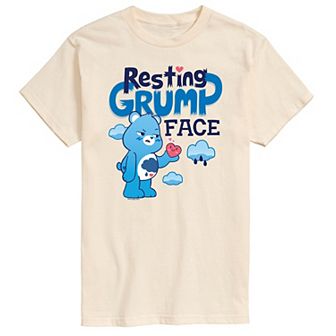 Men's Care Bears Unlock The Magic Resting Grump Face Graphic Tee