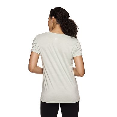 Women's Gaiam Align Marled Short Sleeve Training T-Shirt