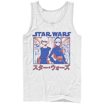 Men's Star Wars Visions Anime Twins Graphic Tank