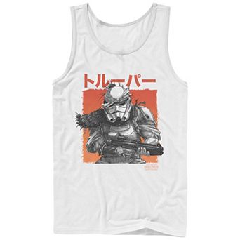 Men's Star Wars Visions Grunge Stormtrooper Graphic Tank