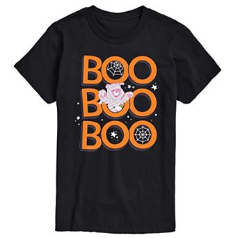 Men's Care Bears Boo Repeated Graphic Tee