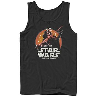 Men's Star Wars Visions Darth Vader Dark Side Poster Graphic Tank