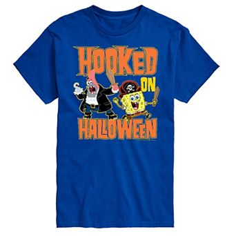 Big & Tall Spongebob Hooked On Halloween Graphic Tee