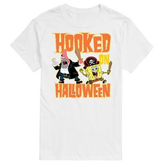 Big & Tall Spongebob Hooked On Halloween Graphic Tee