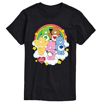 Men's Care Bears Group On Cloud Graphic Tee