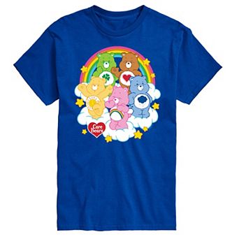 Men's Care Bears Group On Cloud Graphic Tee