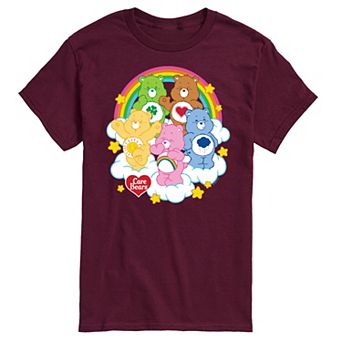Men's Care Bears Group On Cloud Graphic Tee