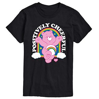 Men's Care Bears Positively Cheerful Graphic Tee