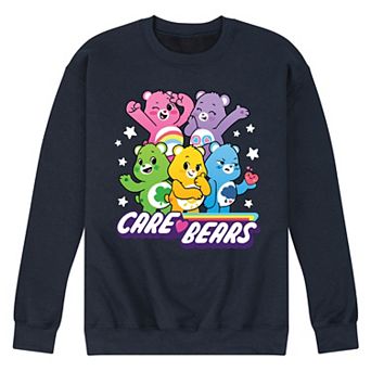Men's Care Bears Unlock The Magic Group Fleece Sweatshirt