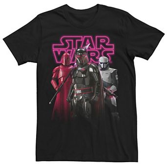 Men's Star Wars The Mandalorian Sith Trooper Moff Gideon Beskar Soldier Graphic Tee