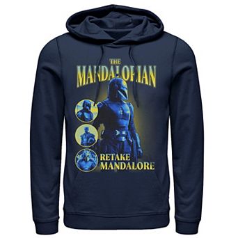 Men's Star Wars The Mandalorian Retake Mandalore Graphic Hoodie