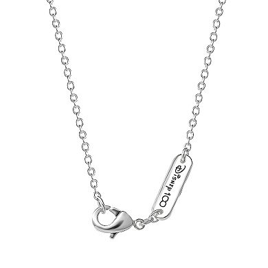 Disney's Mickey Mouse Pendant Necklace with Cubic Zirconia