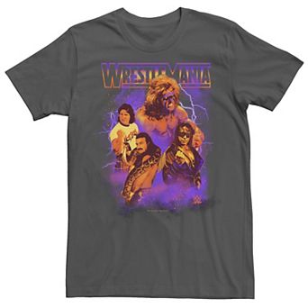 Men's WWE Wrestlemania Showtime Retro Group Shot Graphic Tee