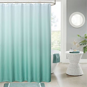 Dainty Home 3D Printed Textured Waffle Weave Shower Curtain