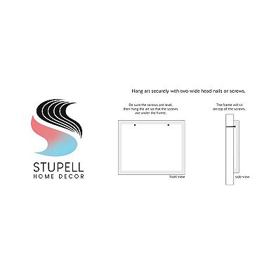 Stupell Home Decor Abstract Cactus Plants Desert Dunes Framed Wall Art