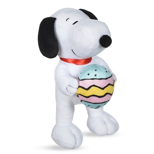 Peanuts Snoopy Easter Egg Plush Squeaker Pet Toy