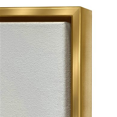 Stupell Home Decor Evil Eye Shape Striped Mati Symbol Gold Framed Wall Art