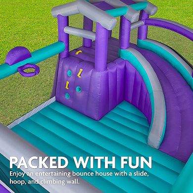 Sunny & Fun Bounce House, Bouncy House for Kids Outdoor with Toddler Slide