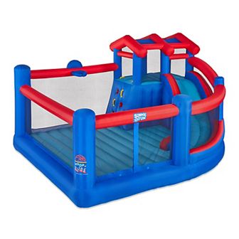 Sunny & Fun Bounce House, Bouncy House for Kids Outdoor with Toddler Slide
