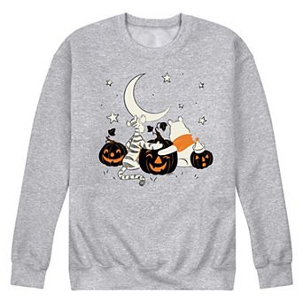 Disney's Winnie the Pooh Men's Tigger & Pooh Pumpkins Long Sleeve Graphic Tee