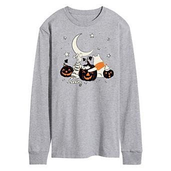 Disney's Winnie the Pooh Men's Tigger Pooh Pumpkins Long Sleeve Graphic Tee
