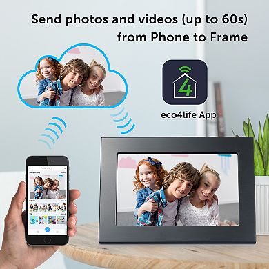 10.1" Wi-Fi Digital Photo Frame with Photos/Videos sharing