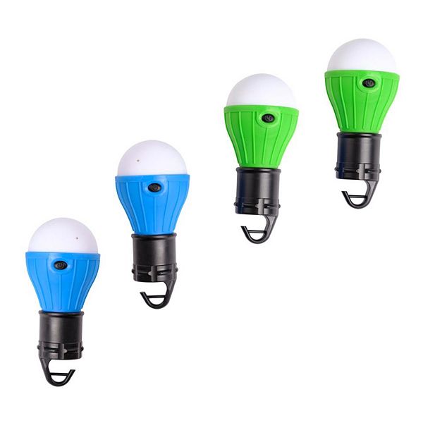 Portable Light Bulb with Base, Battery Operated