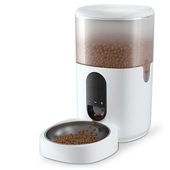 eco4life WiFi Smart Pet Feeder (6L) with Stainless Steel Food Bowl