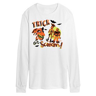 Disney/Pixar's Toy Story Men's Trick Or Scream Long Sleeve Graphic Tee