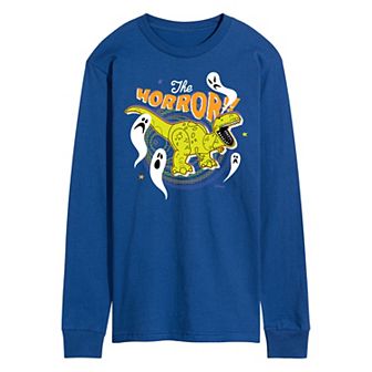 Disney/Pixar's Toy Story Men's The Horror Rex Long Sleeve Graphic Tee