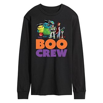 Disney/Pixar's Toy Story 4 Men's Boo Crew Long Sleeve Tee Long Sleeve Graphic Tee