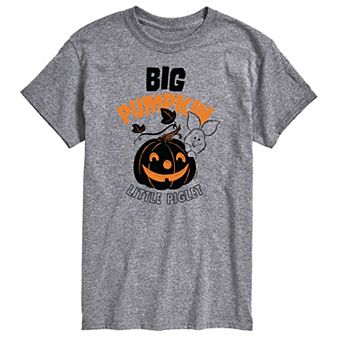 Disney's Winnie the Pooh Men's Big Pumpkin, Little Piglet Graphic Tee