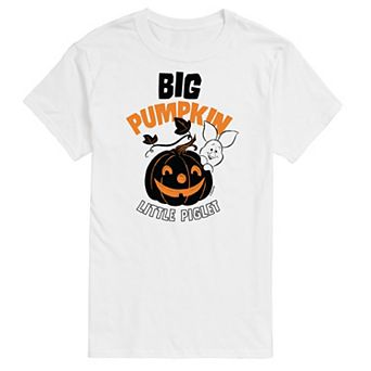 Disney's Winnie the Pooh Men's Big Pumpkin, Little Piglet Graphic Tee