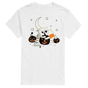 Disney's Winnie the Pooh Men's Tigger & Pooh Pumpkins Graphic Tee
