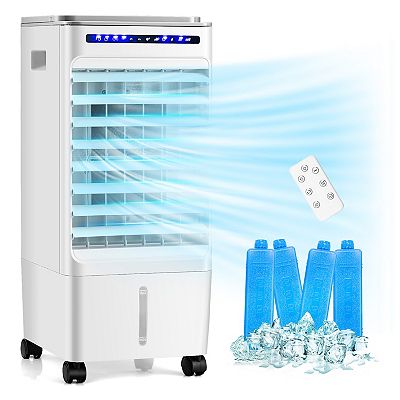 Evaporative shops Portable Air Cooler With 3 Modes Include Remote Control-White