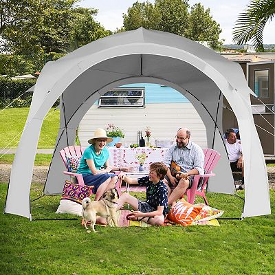 11 x 11 Feet Patio Sun Shade Shelter Canopy Tent Portable UPF 50 Outdoor Beach