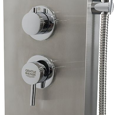 High-Quality Shower Panel Set with Solid 304 Stainless Steel Construction Elegant and Durable Design