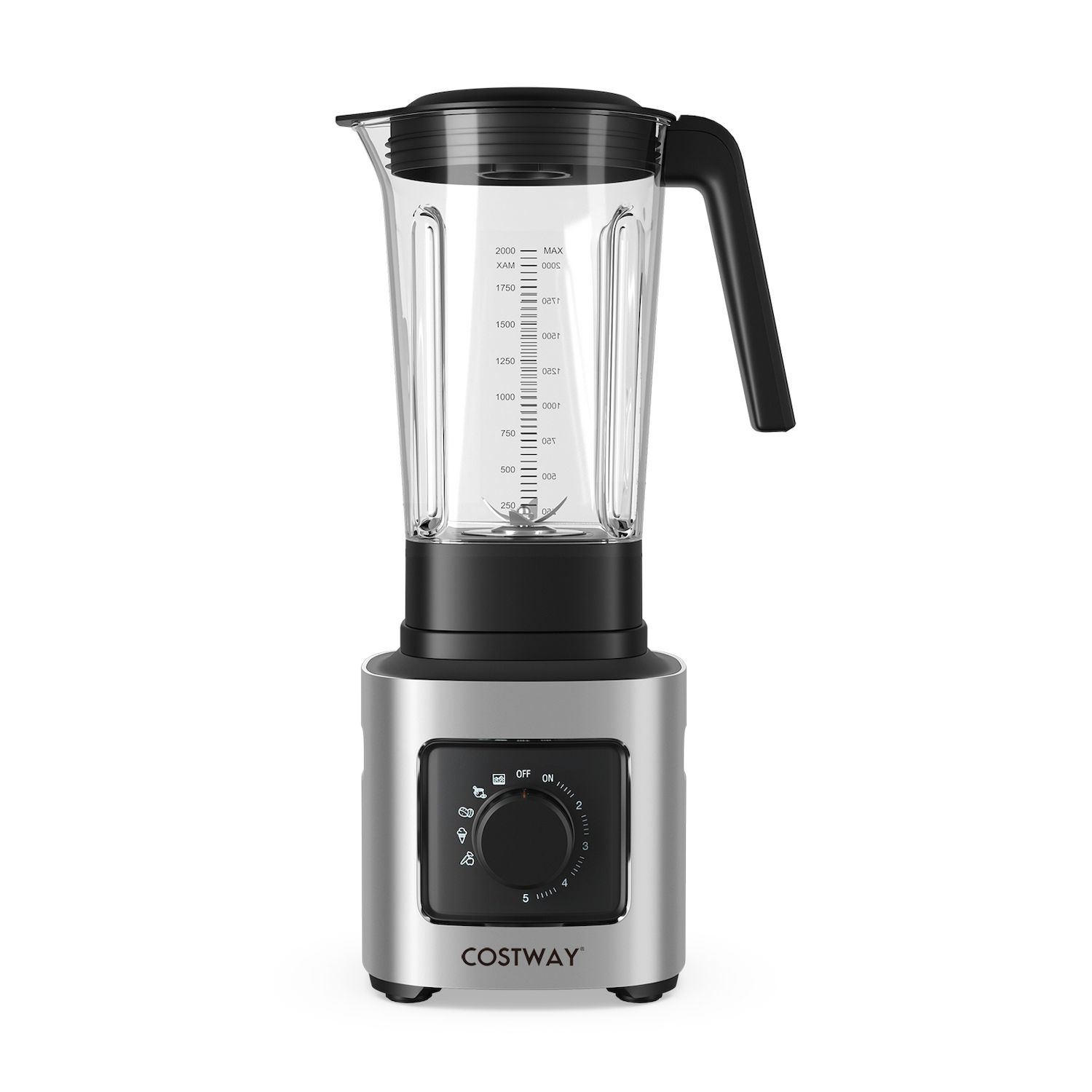 Kitchen Blender & Grinder Combo - 68oz Pitcher, Crushes Ice, 1800W Motor, BPA-Free