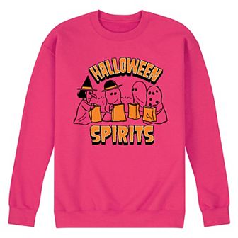 Men's Peanuts Halloween Spirits Long Sleeve Graphic Tee