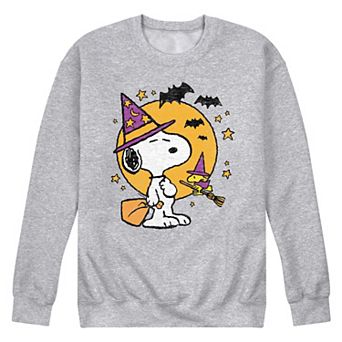 Men's Snoopy Woodstock Witchcraft Long Sleeve Graphic Tee