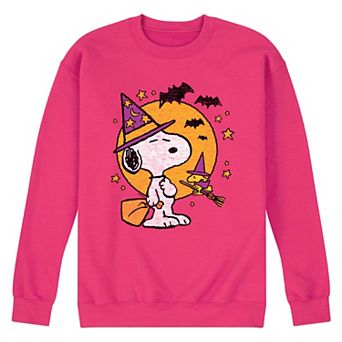 Men's Snoopy Woodstock Witchcraft Long Sleeve Graphic Tee