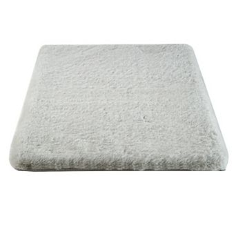 Home Complete Faux Fur Bath Mat