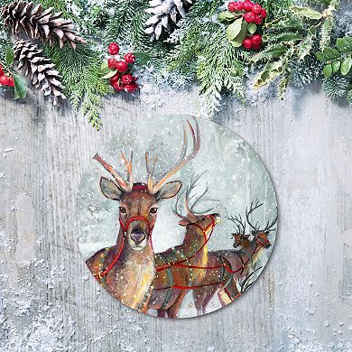 COURTSIDE MARKET Woodland Friends Circular Board