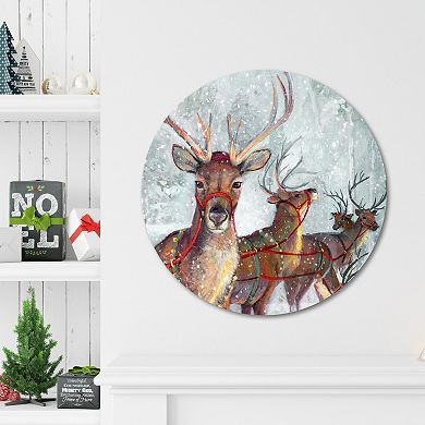 COURTSIDE MARKET Woodland Friends Circular Board