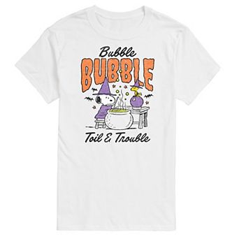 Men's Peanuts Bubble, Bubble, Toil & Trouble Graphic Tee