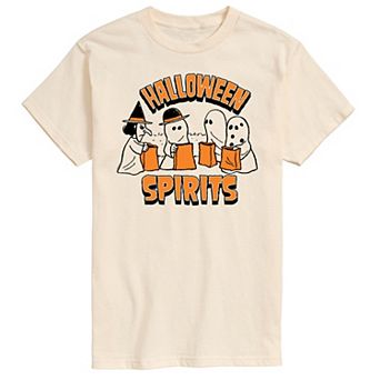 Men's Peanuts Halloween Spirits Graphic Tee